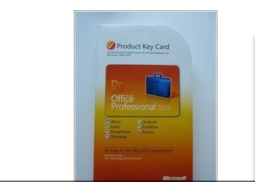 PC Microsoft Ms Office 2010 Professional Product Key Card English Language