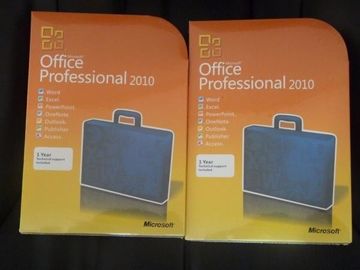 Global Area Ms Office 2010 Professional Retail Box 32 &amp; 64 Bit DVDs
