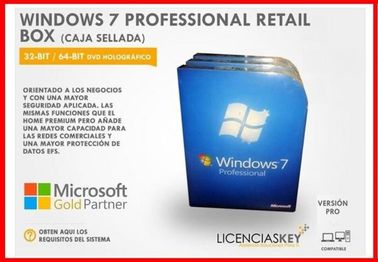 Global Area Microsoft Windows 7 Retail Version , Windows 7 Retail Disk For Laptop