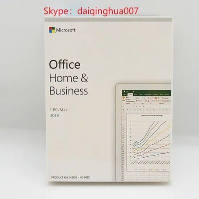 Software Microsoft Office Home And Business 2019 License Key Activated Online Retail Box