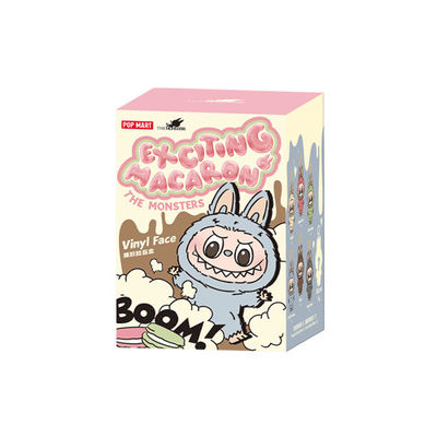 POPMARTS Authentic Labubu Monsters Exciting Macaron  Blind Box Figure Plush Doll Cute Toys Mystery Boxes
