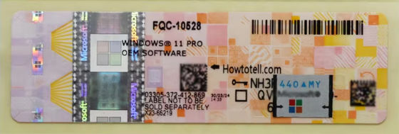Win 11 Professional Key Online Activation Win 11 Professional OEM License COA Sticker