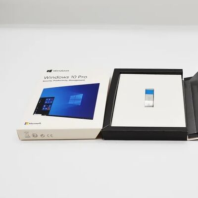 32/64 Bit Global Microsoft Windows 10 Pro Retail Box Usb 3.0 Flash Drive Key Code