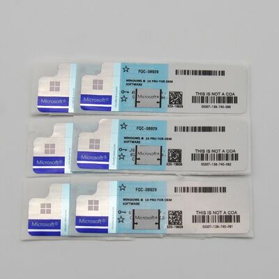 100% Online Activation Microsoft Windows 10 PRO Key Laptop Software Sticker