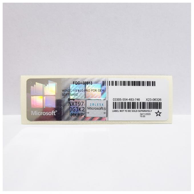 Win 10 Win 11 Professional Win 10 Win 11 Pro COA Sticker Retail Key 6 Months Warranty 1